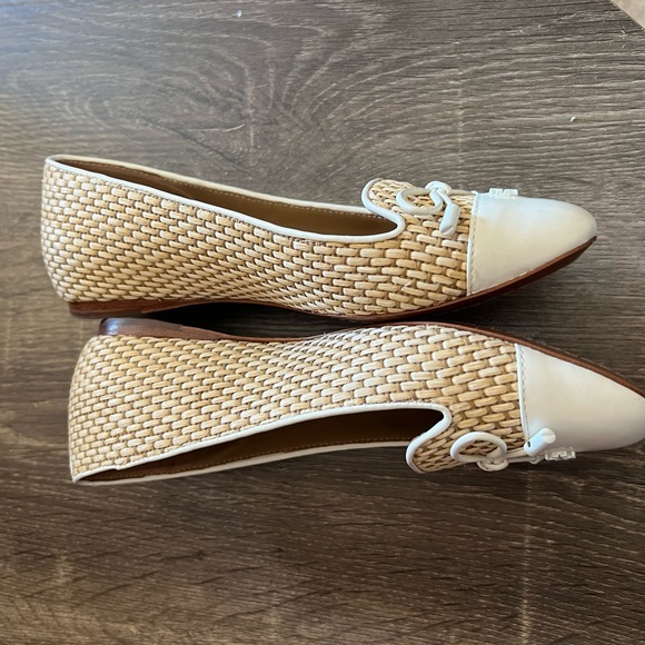 Tory Burch Straw ballet flats size 5.5 - Picture 4 of 5